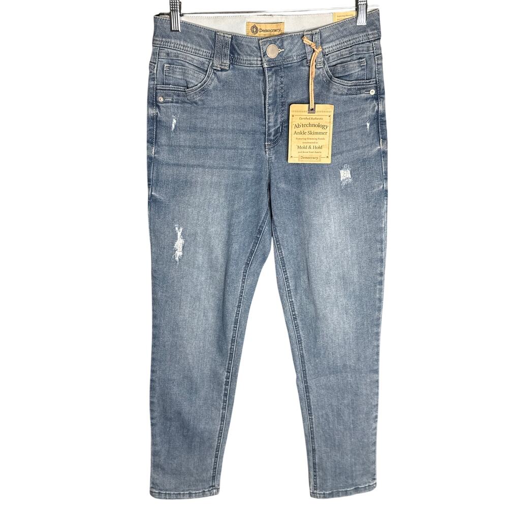 Democracy Ab Technology Ankle Skimmer Jeans 8 NWT